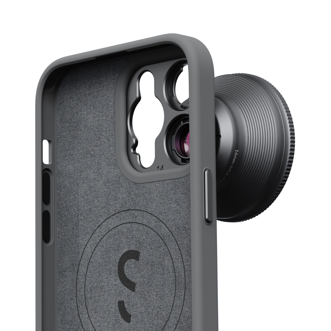 S.Mount Camera Case - iPhone Fabric (Dark Grey)