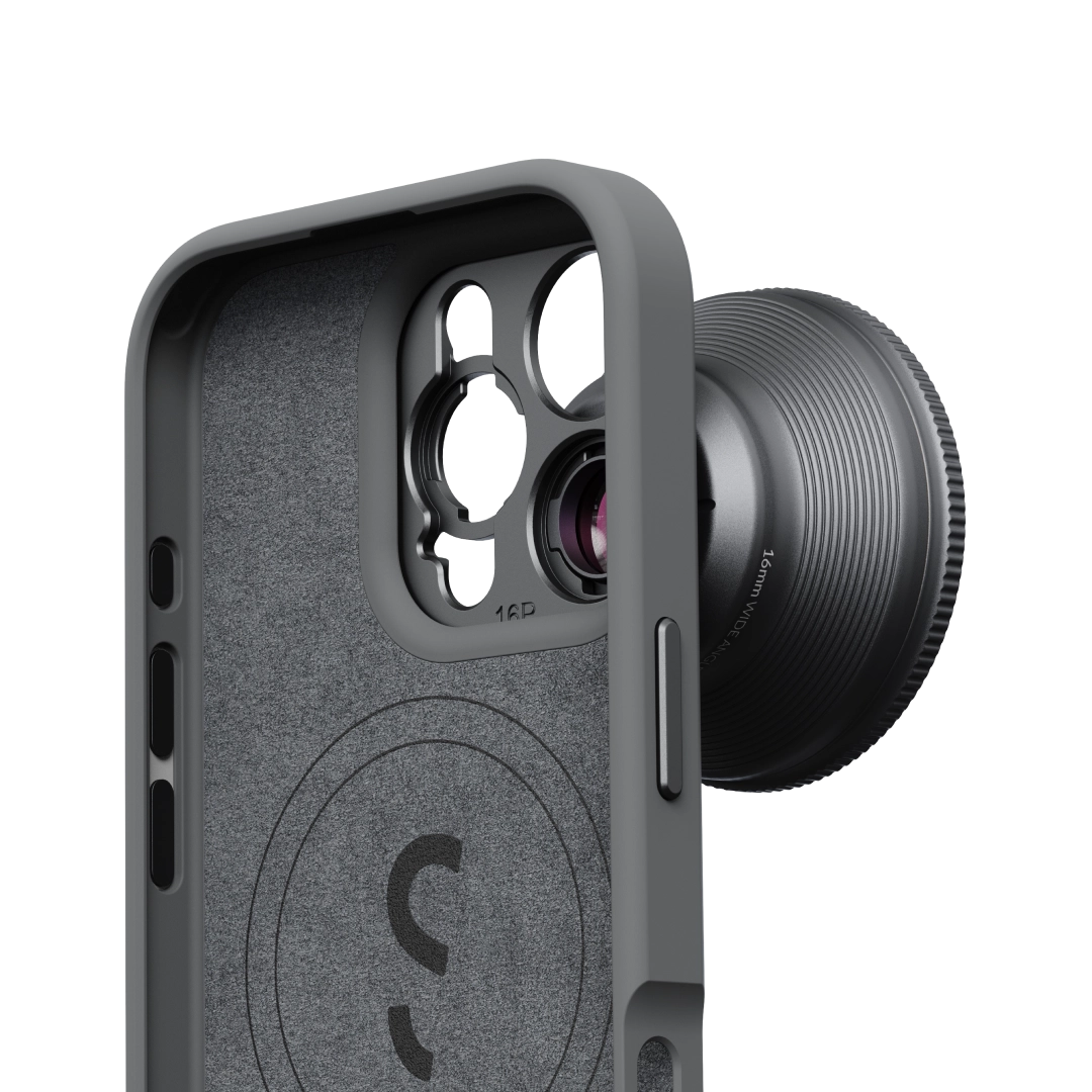 S.Mount Camera Case - iPhone Fabric (Dark Grey)