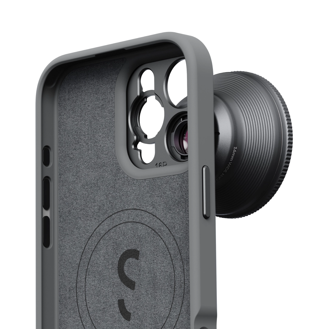 S.Mount Camera Case - iPhone Fabric (Dark Grey)