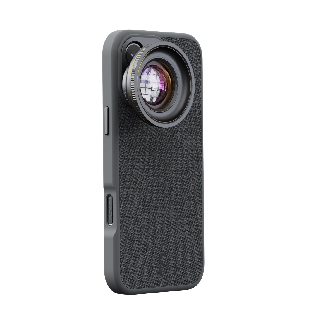 S.Mount Camera Case - iPhone Fabric (Dark Grey)