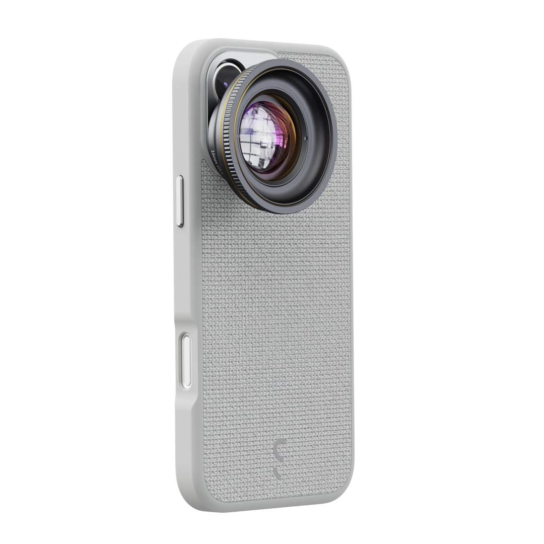 S.Mount Camera Case - iPhone Fabric (Light Grey)