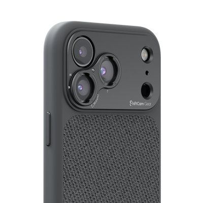 S.Mount Camera Case - iPhone Fabric (Dark Grey)