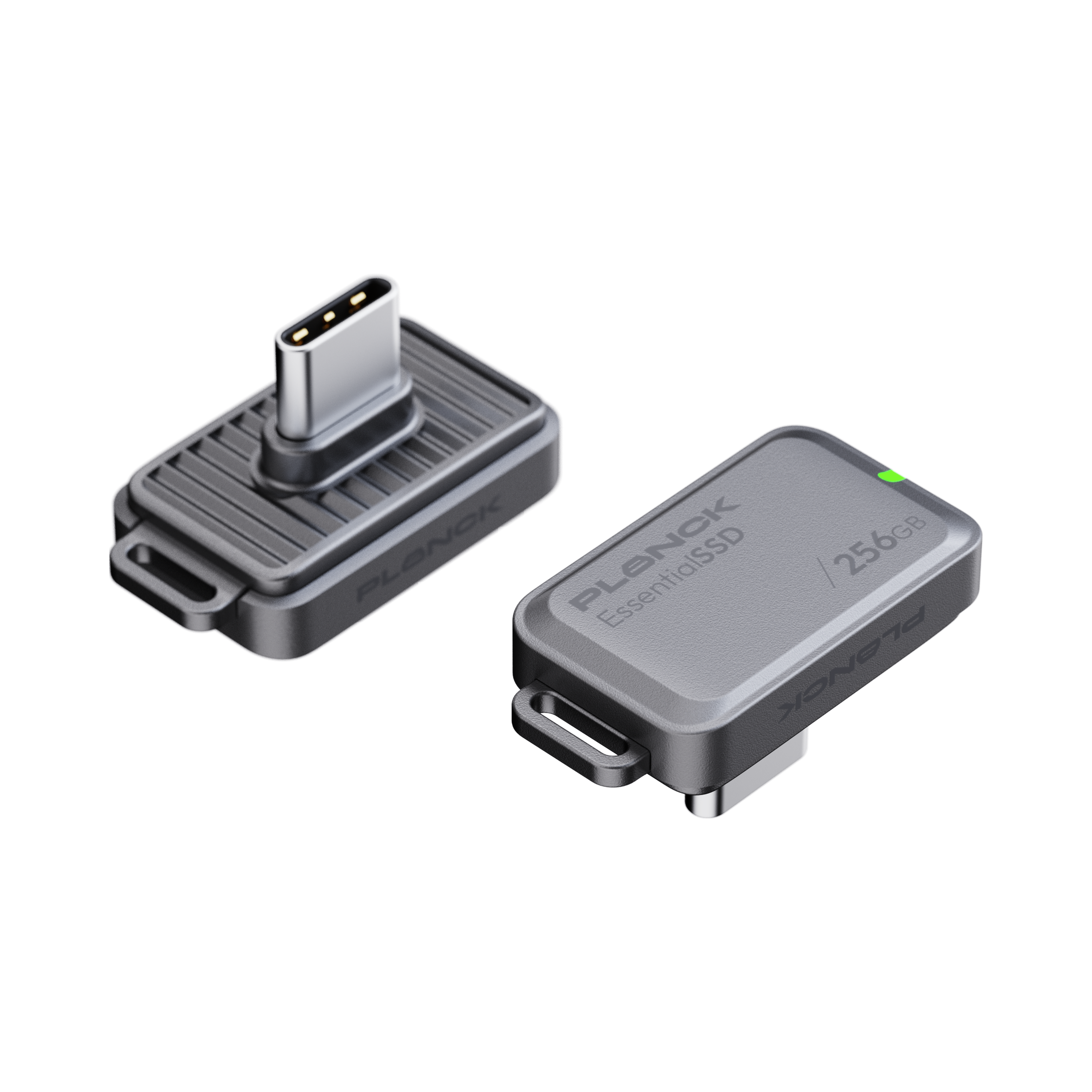 V 外付けSSD シルバー USB-C Smallest Phone-First Nano-External SSD | Planck x ShiftCam