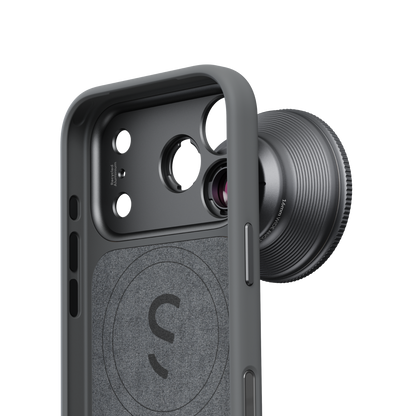 S.Mount Camera Case - iPhone Fabric (Dark Grey)