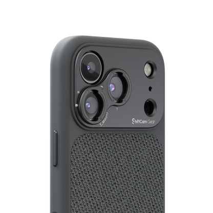 S.Mount Camera Case - iPhone Fabric (Dark Grey)