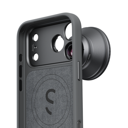 S.Mount Camera Case - iPhone Fabric (Dark Grey)