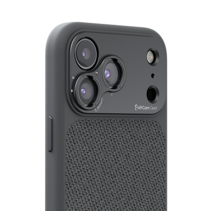 S.Mount Camera Case - iPhone Fabric (Dark Grey)