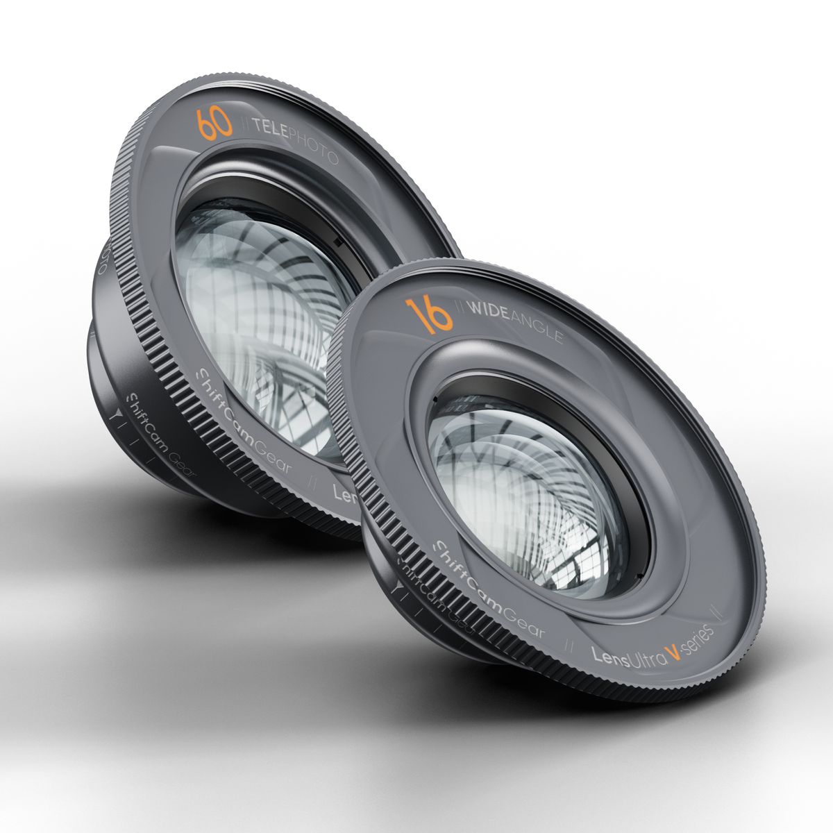 V.Series Vision Kit: 16mm Wide Angle & 60mm Telephoto – ShiftCam Gear