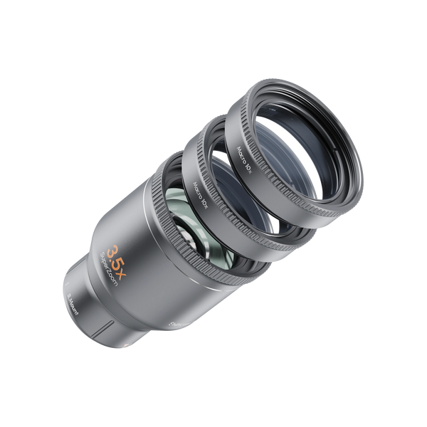 SHIFTCAM オールインワンキット 3.5× SuperZoom Macro Kit | Mobile Telephoto Lens | ShiftCam