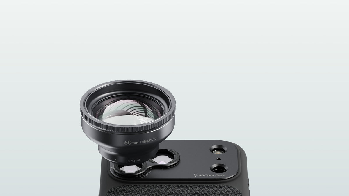 P.Series 60mm Telephoto Mobile Lens for iPhone & Android | ShiftCam ...