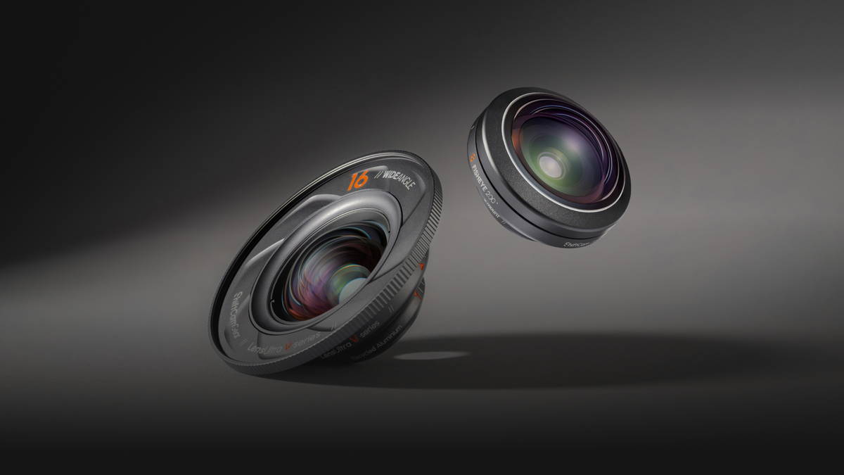 V.Series Ultra-Wide Kit: 16mm Wide Angle & 200° Fisheye – ShiftCam Gear